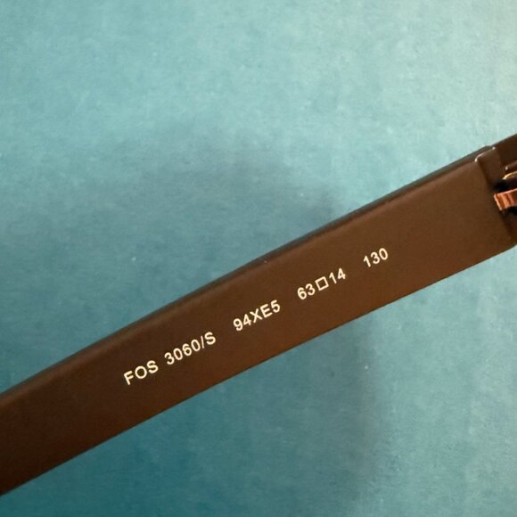 Fossill Men's Sunglasses FOS3060 Matte Black - Picture 4 of 6